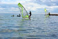 Nivå Camping - Kite Surfing auf dem Meer vor dem Campingplatz