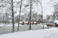 Nord-Ostsee-Camp - Blick auf den Campingplatz im Winter