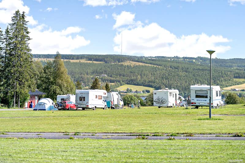 First Camp Frösön - Östersund  Nordic Camping & Stugby Frösö - Standplätze auf dem Campingplatz