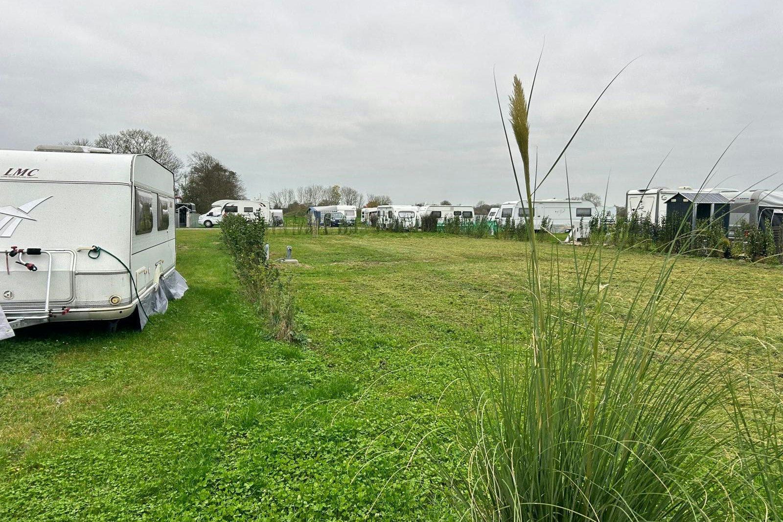 Nordsee Park Hooksiel - Standplätze auf der Wiese auf dem Campingplatz