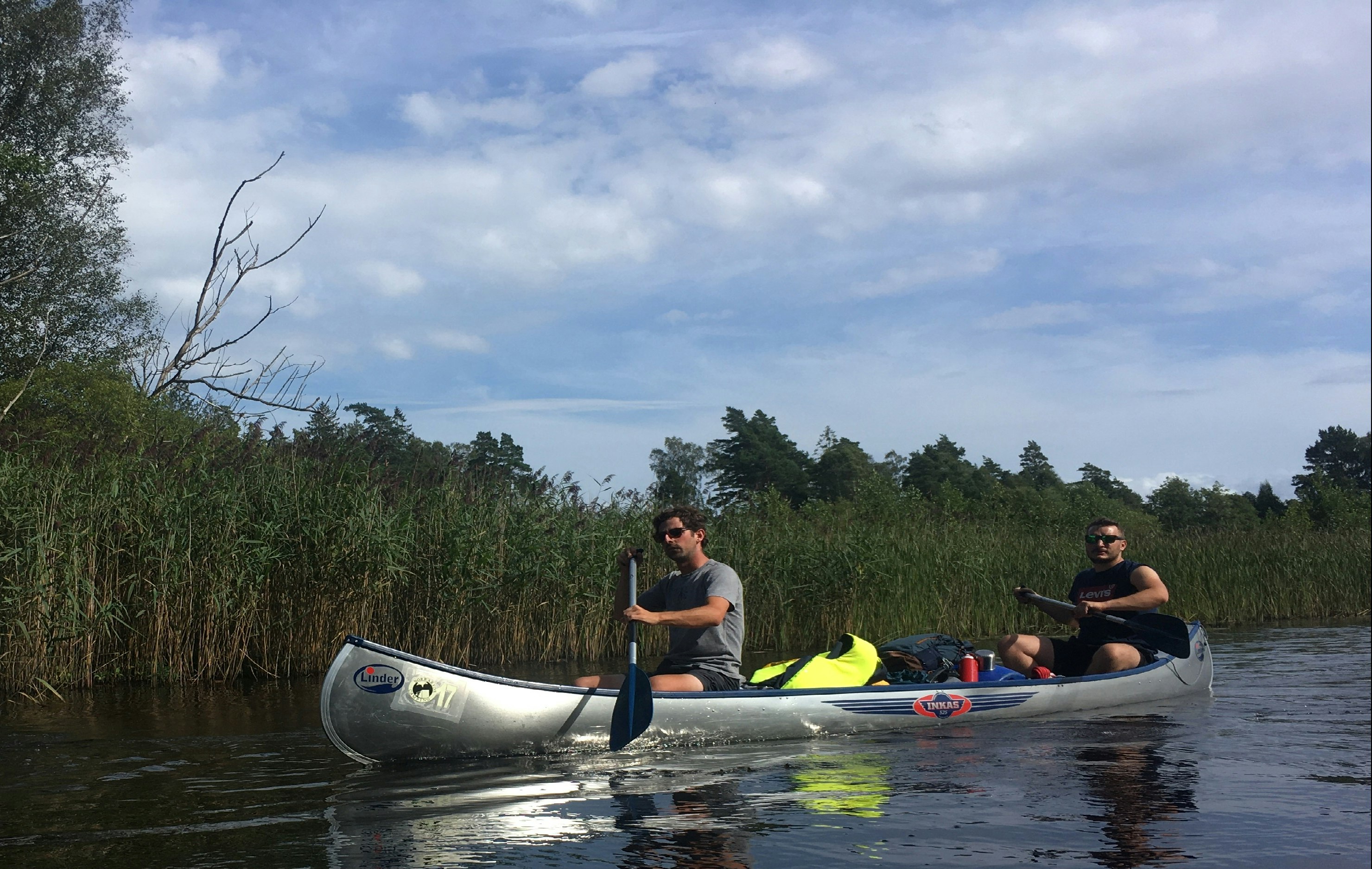 Norraryds Camping - Gäste beim Kanufahren