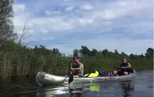 Norraryds Camping - Gäste beim Kanufahren