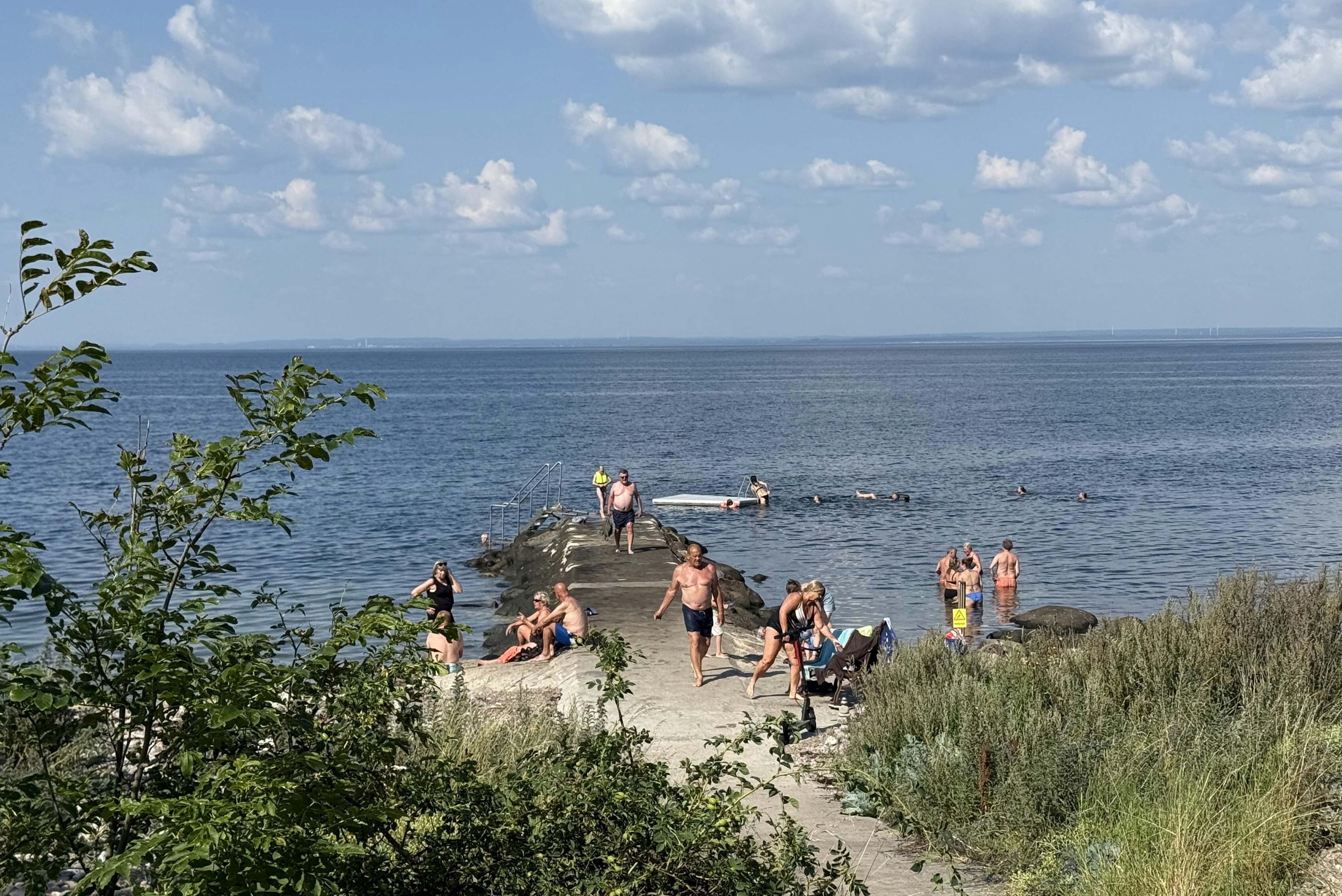 Caravan Club Norrvikens Camping  Norrviccens CC Camping - Blick auf die Badestelle am Campingplatz