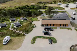 Nystrup Camping - Campingplatz aus der Vogelperspektive