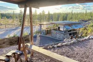 OFFROADCAMP - Ausblick aus der Grillhütte