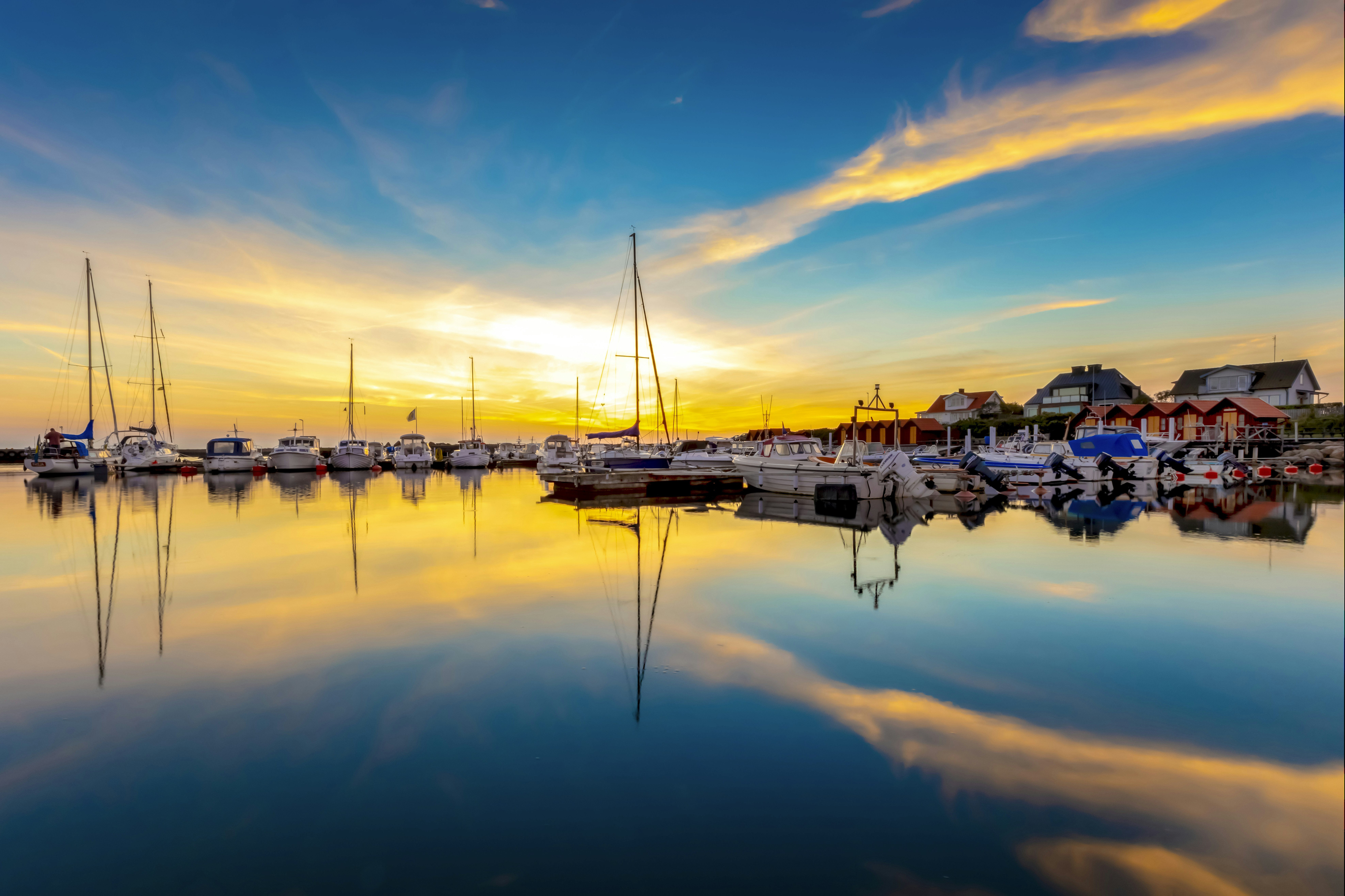 Olofsbo Camping - Bootshafen auf dem Campingplatz