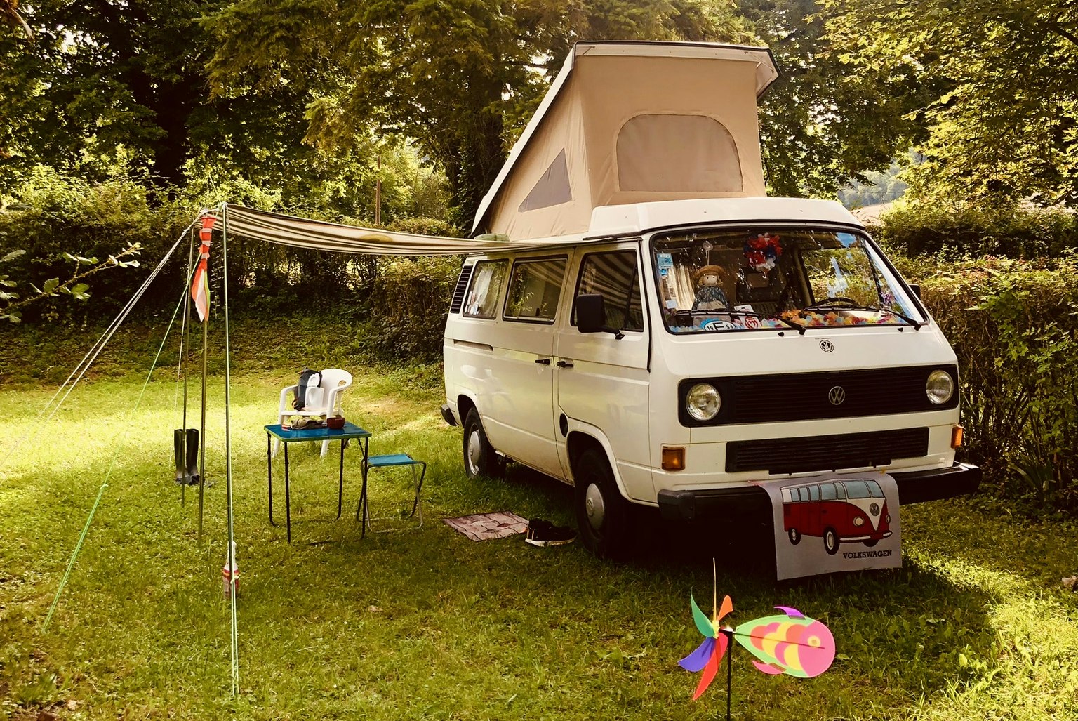 Onlycamp Camping Le Moulin Naudin - Standplätze im Grünen auf dem Campingplatz