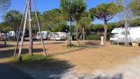 Orbetello Camping Village - Wohnmobil- und  Wohnwagenstellplätze auf dem Campingplatz