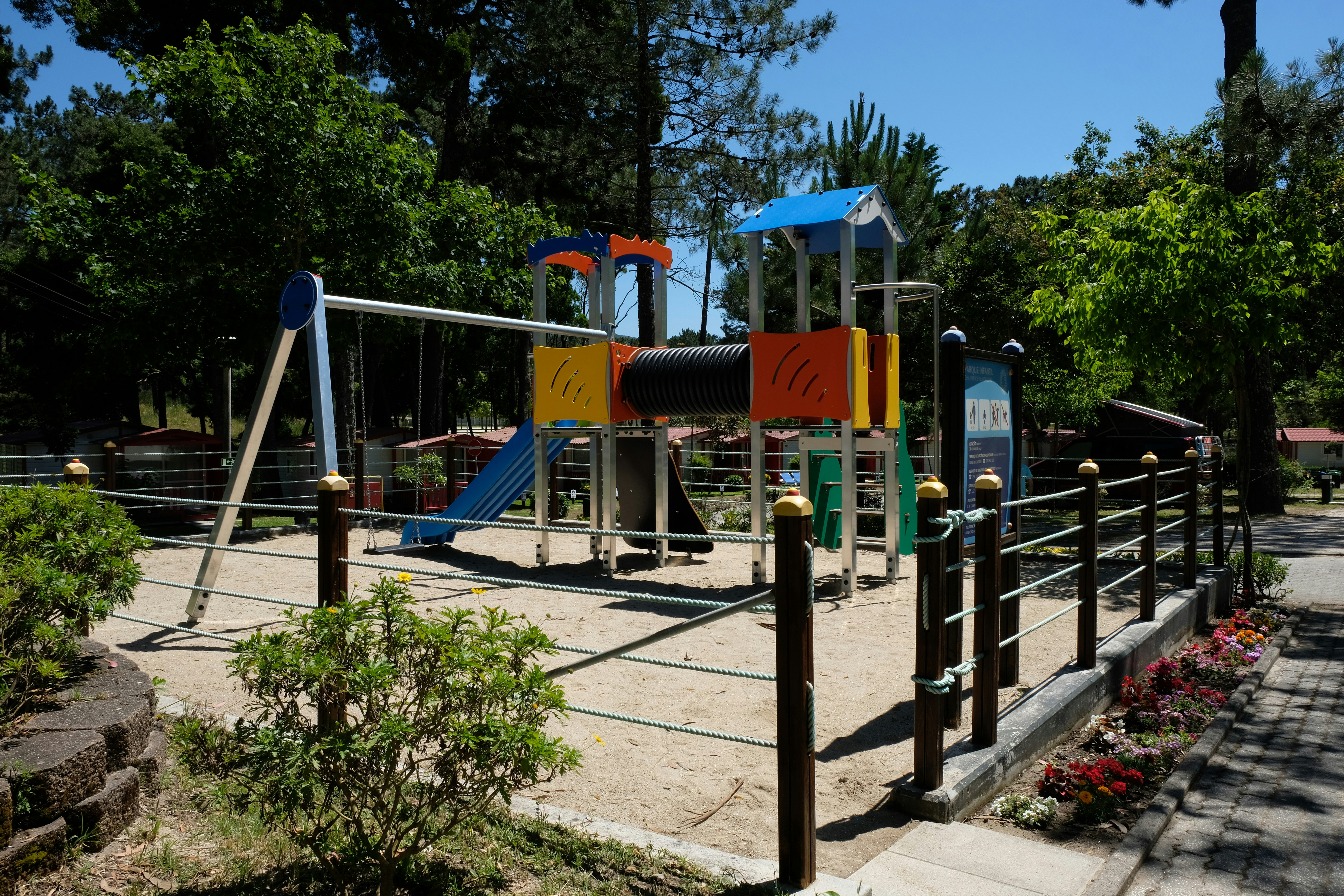 Camping ORBITUR Caminha - Spielplatz auf dem Campingplatz