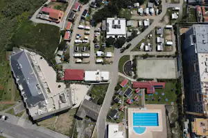 Camping ORBITUR Canidelo - Campingplatz aus der Vogelperspektive