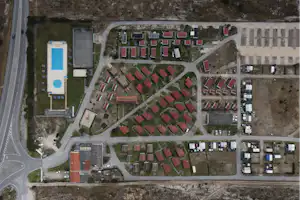 Camping ORBITUR Gala - Luftaufnahme des Campingplatzes