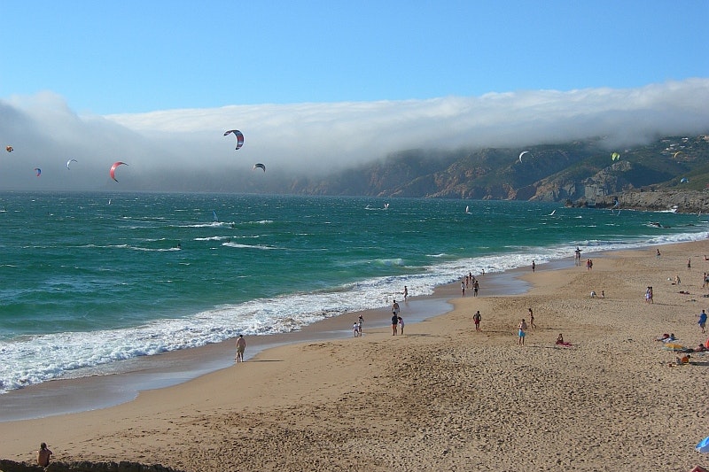 Camping ORBITUR Guincho  -  Strand am Campingplatz
