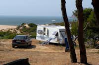 Camping ORBITUR Guincho  -  Wohnwagen- und Zeltstellplatz mit Blick auf das Meer