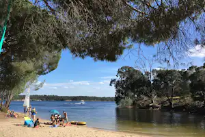 Camping ORBITUR Montargil - Badestrand in der Nähe des Campingplatzes