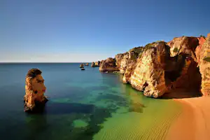 Camping ORBITUR Valverde - Strand in der Nähe des Campingplatzes
