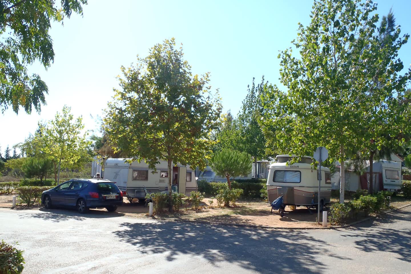 Camping ORBITUR Valverde  -  Wohnwagen- und Zeltstellplatz im Grünen auf dem Campingplatz