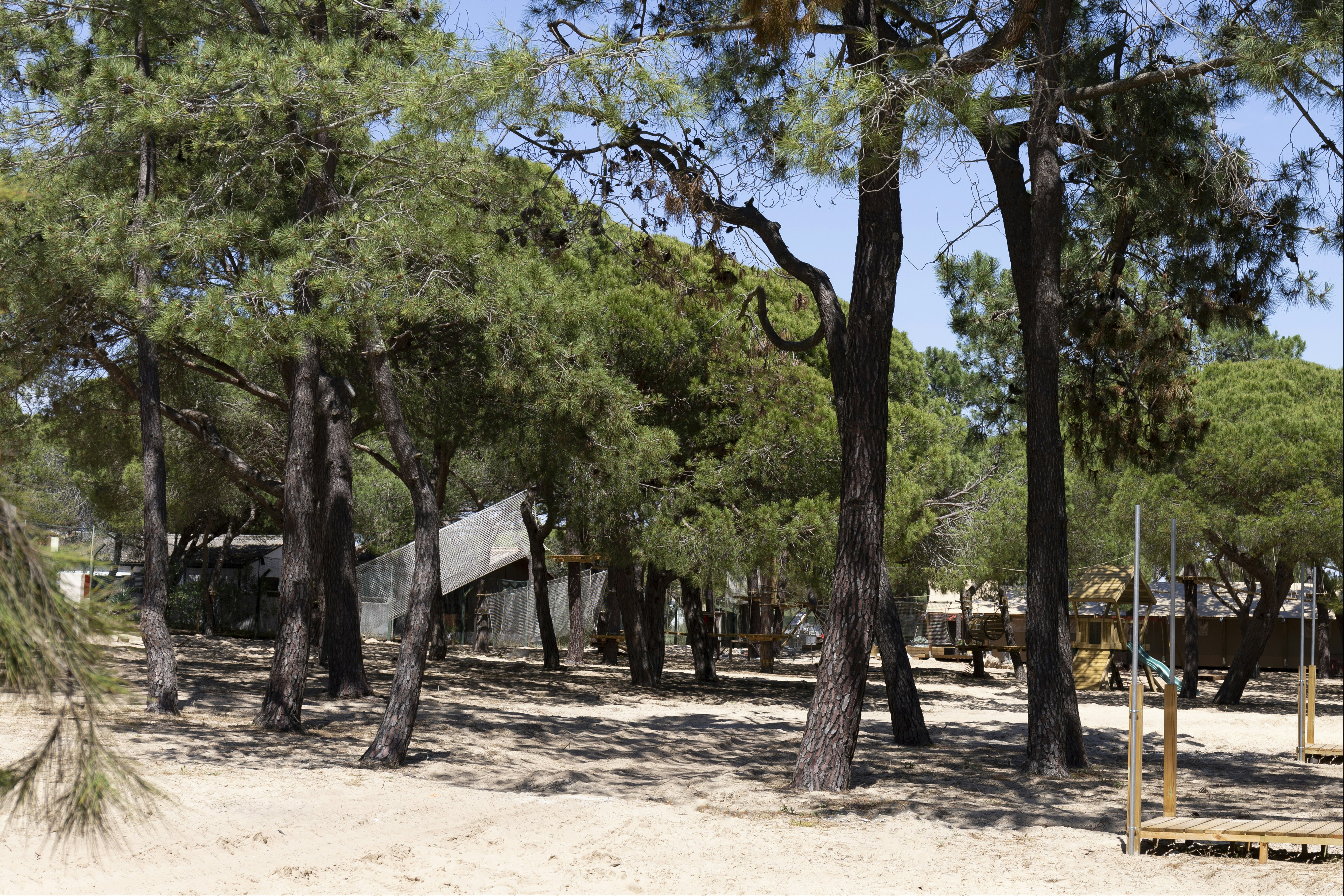 Interior living area at Orla Ilha De Tavira Ecoglamping in Tavira