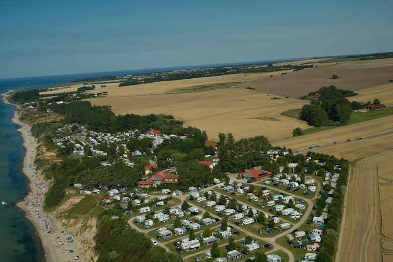 Ostseecamp Seeblick  -  Campingplatz an der Ostsee aus der Vogelperspektive