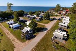 Ostseecamp Seeblick - Stellplatz vom Campingplatz mit Blick auf die Ostsee
