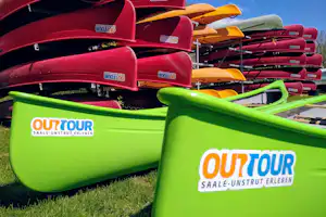 OUTTOUR - Campingplatz an der Unstrut - Vermietung von Wassersportausrüstung auf dem Campingplatz