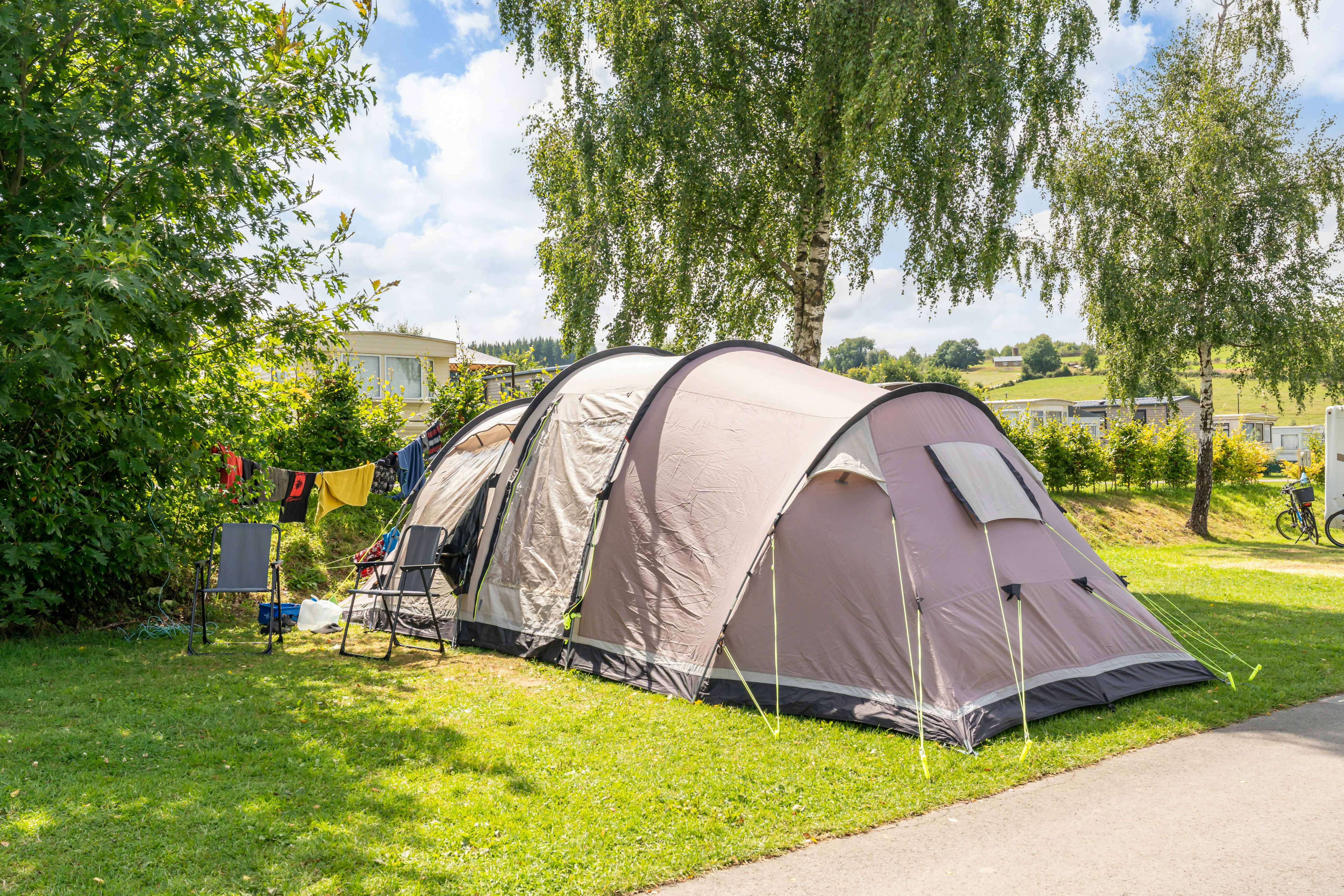 Papillon Bouillon - Zeltplatz auf dem Campingplatz