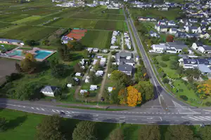 Paradies Camp - Blick auf den Campingplatz aus der Vogelperspektive