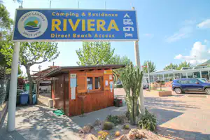 Parco e Residence Riviera - Eingang des Campingplatz
