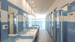 Parco e Residence Riviera - Innenansicht des Sanitärgebäudes