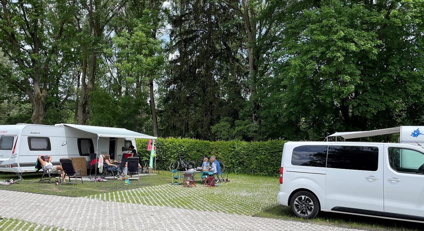 Park-Camping Iller - Stellplätze auf dem Campingplatz