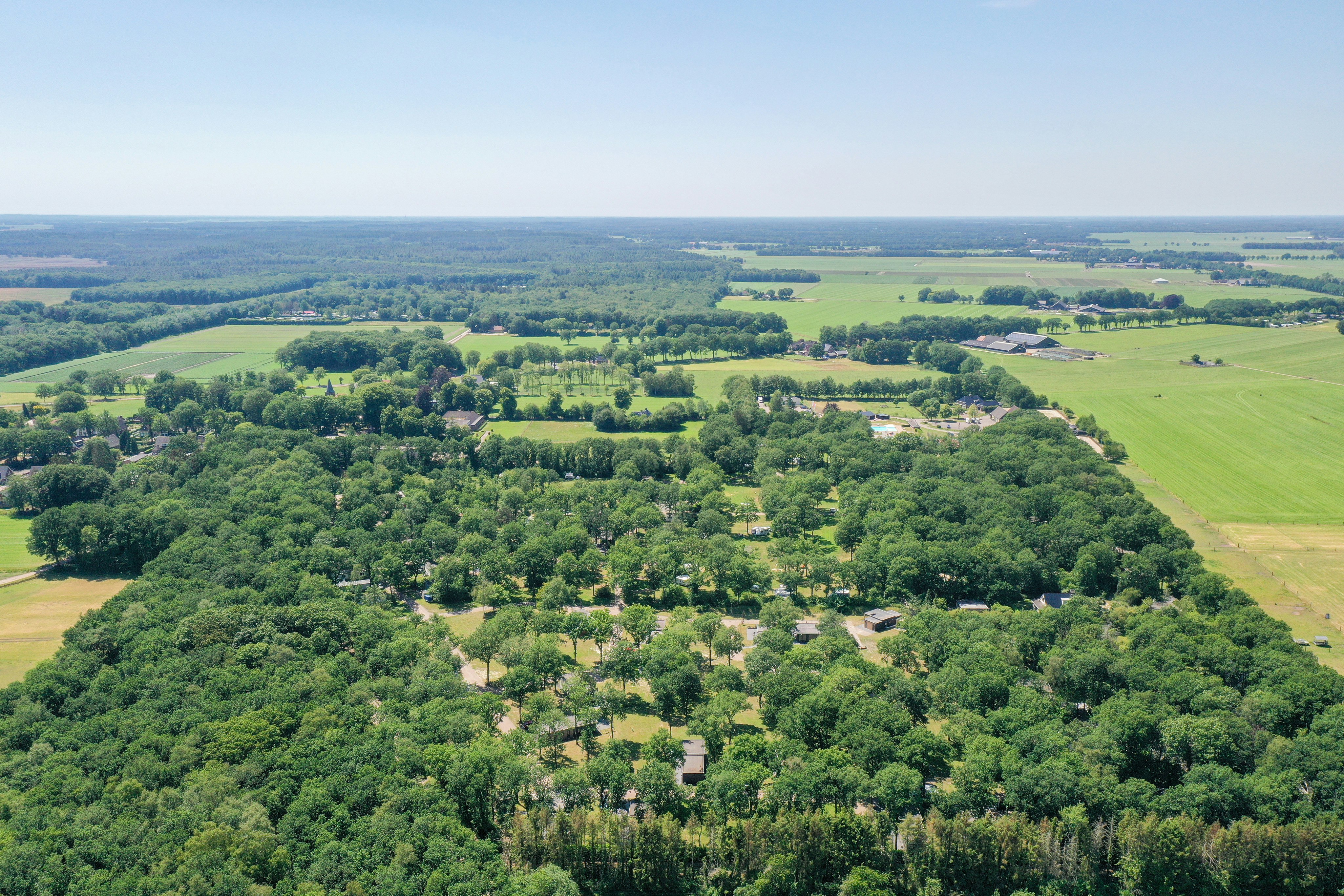 Park Drentheland  - Luftaufnahme des Campingplatzes