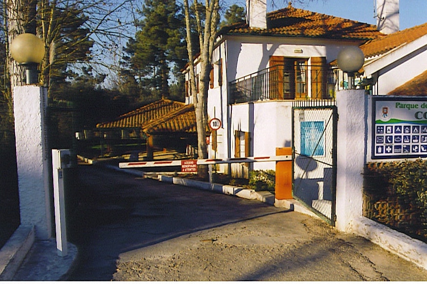 Parque de Campismo Côja - Eingang auf den Campingplatz