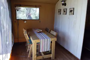 Portugal Nature Lodge - Lodgezelt innenansicht des Campingplatzes