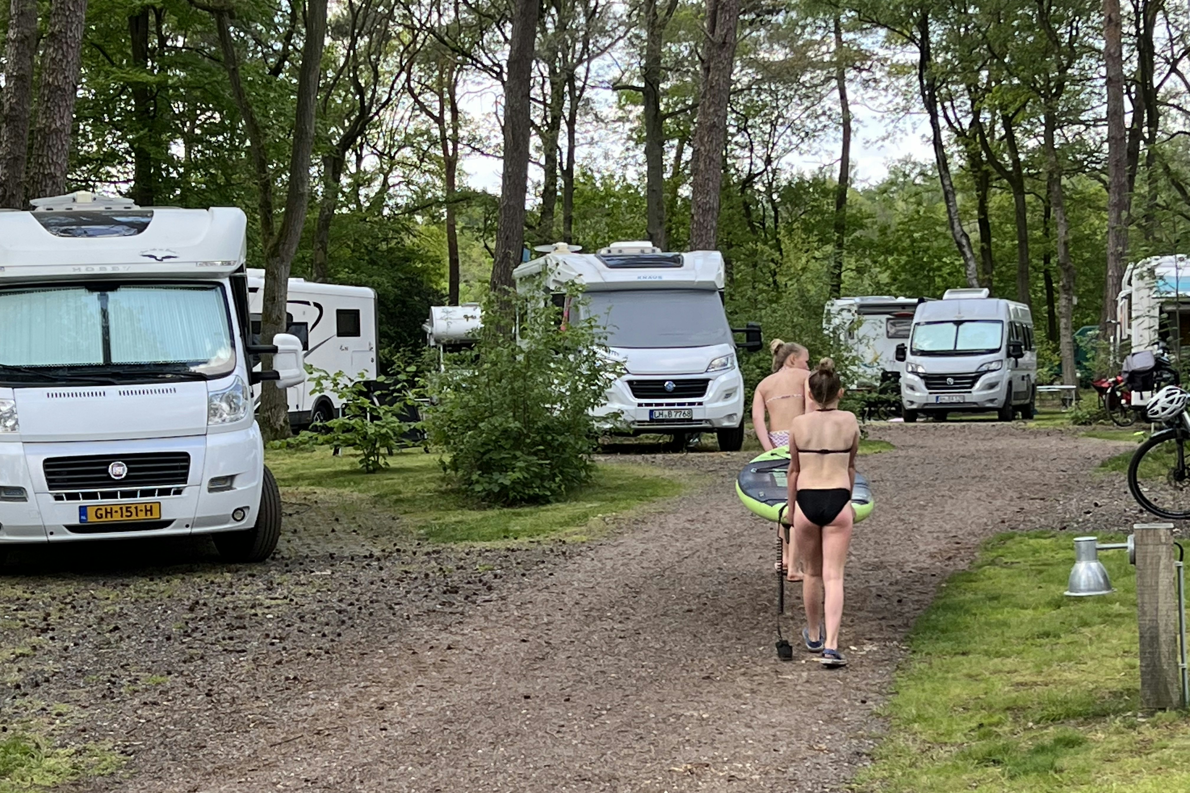 Premium Camper Plaats 't Hulsbeek  - Stellplätze auf dem Campingplatz