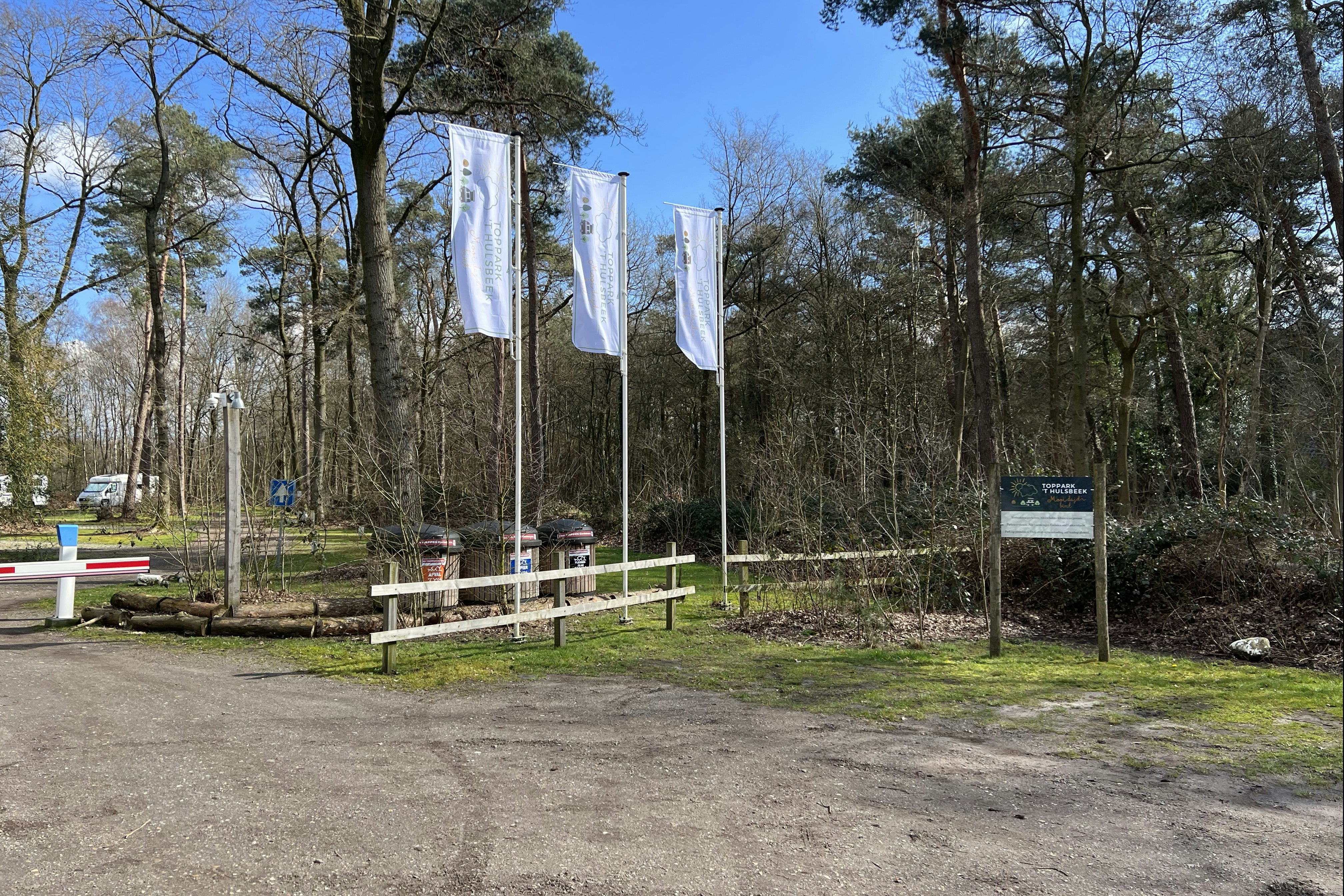 Premium Camper Plaats 't Hulsbeek - Eingang des Campingplatzes