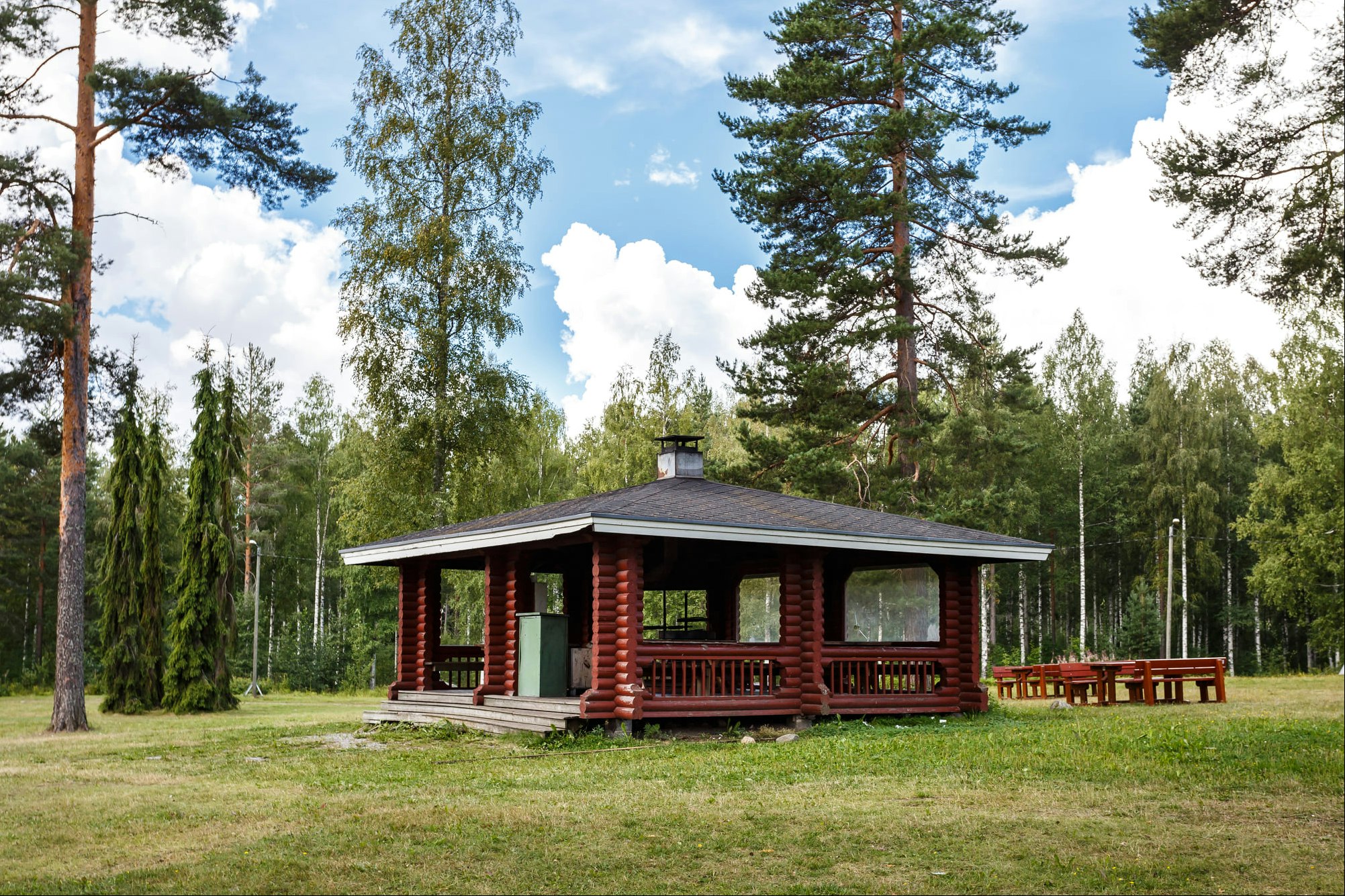 Punkaharju Resort - Pavillon auf dem Campingplatz