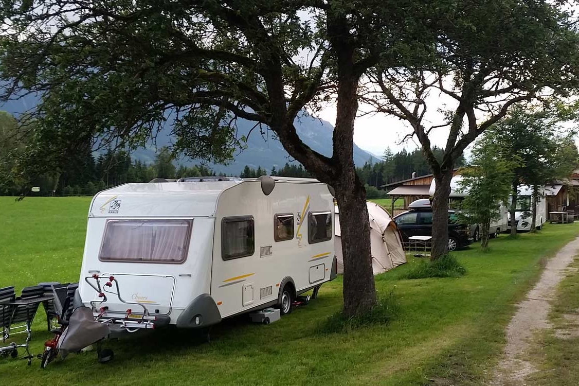 Pürcherhof - Standplätze auf der Wiese auf dem Campingplatz