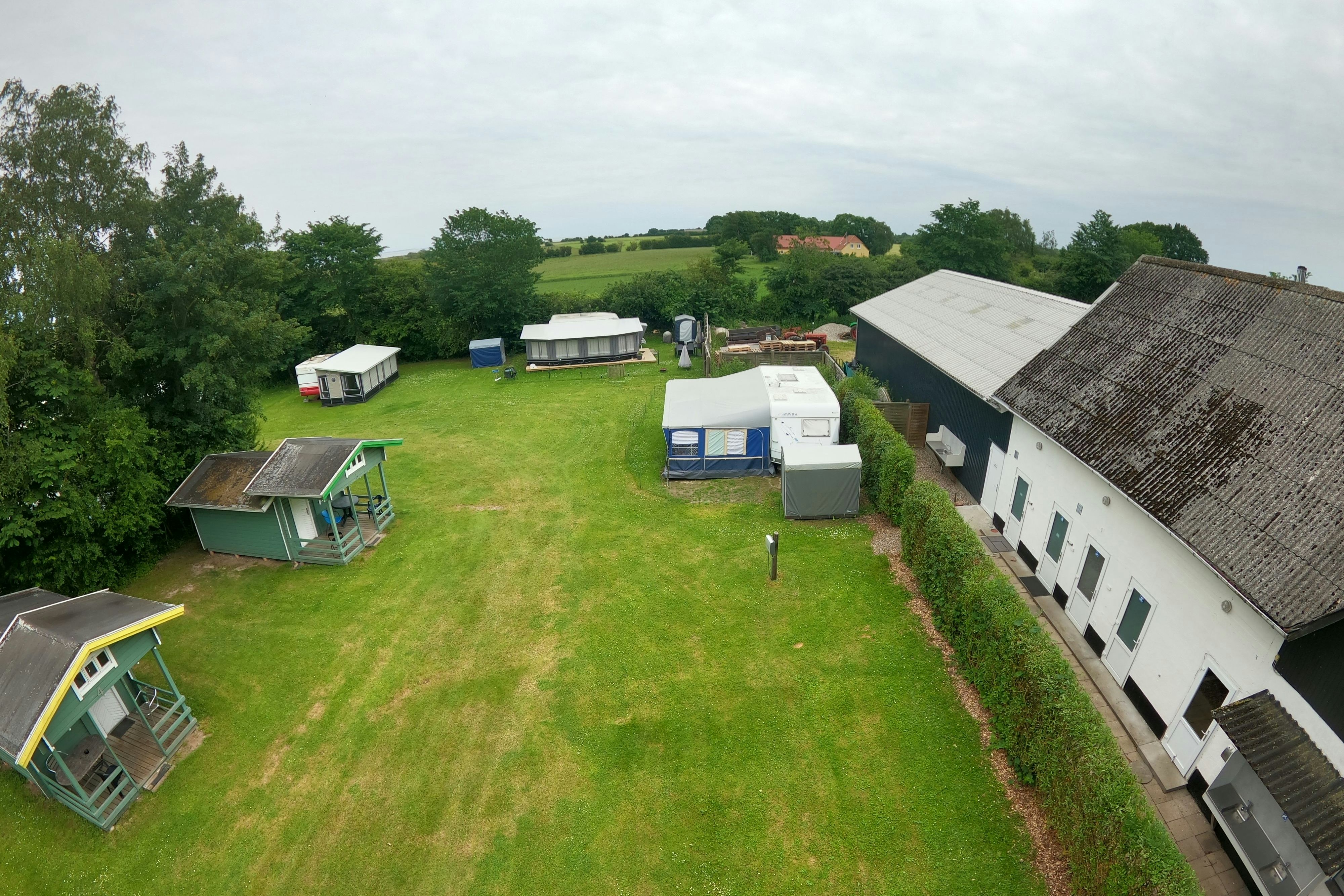 Årø Camping - Campingplatz aus der Vogelperspektive