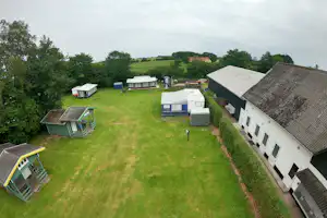 Årø Camping - Campingplatz aus der Vogelperspektive