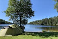 Ragnerudssjöns Camping - Zeltwiese vor dem See