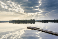 Ranuanjärvi Camping - Blick auf das Wasser