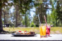 Ranuanjärvi Camping - Hausgemachte Speisen auf dem Campingplatz