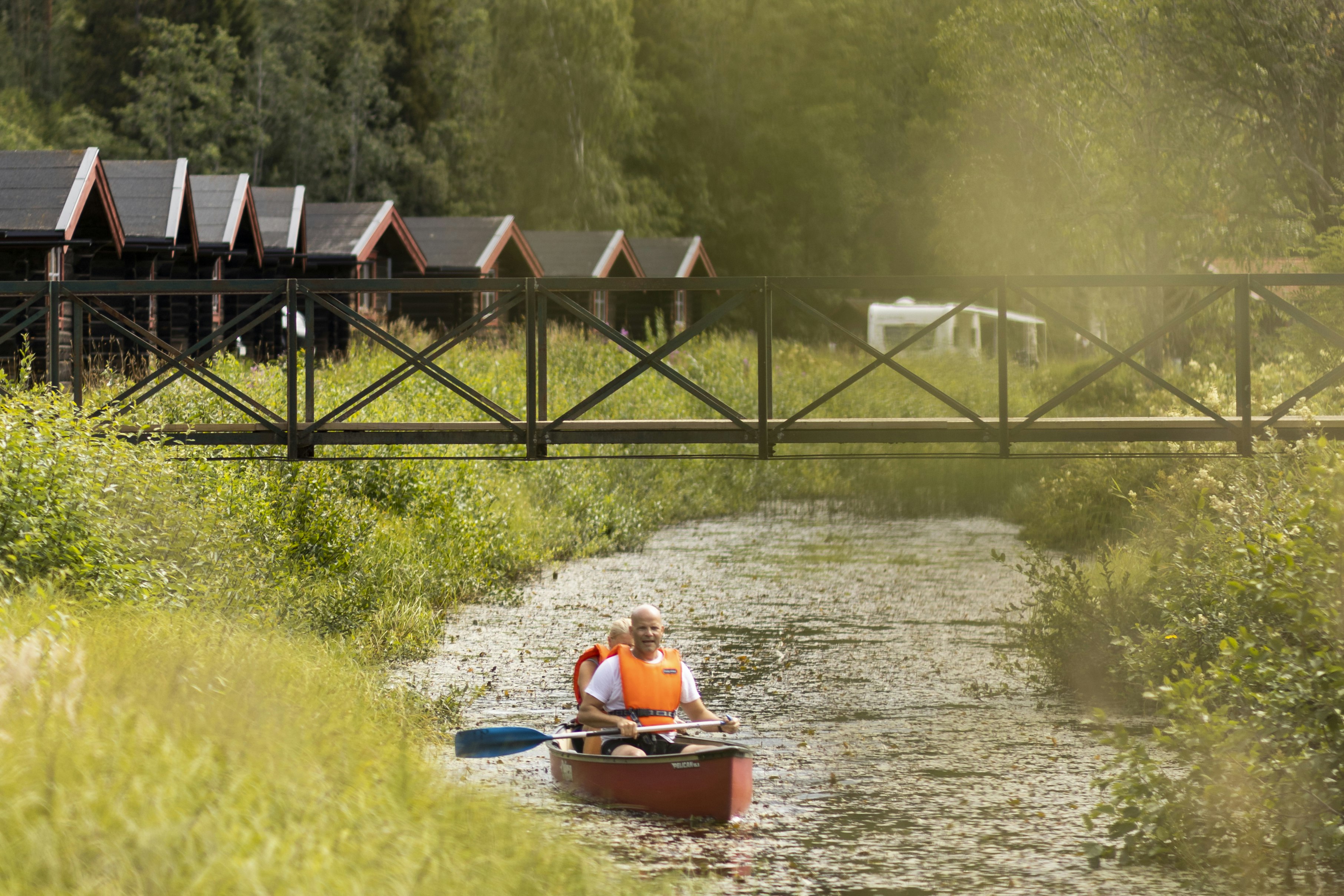 First Camp Enåbadet – Rättvik  Rättviks Camping (Empty lots) - Kanufahren auf dem Fluss als Freizeitaktivität