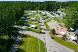 Rauhalahti Holiday Centre - Campingplatz aus der Vogelperspektive