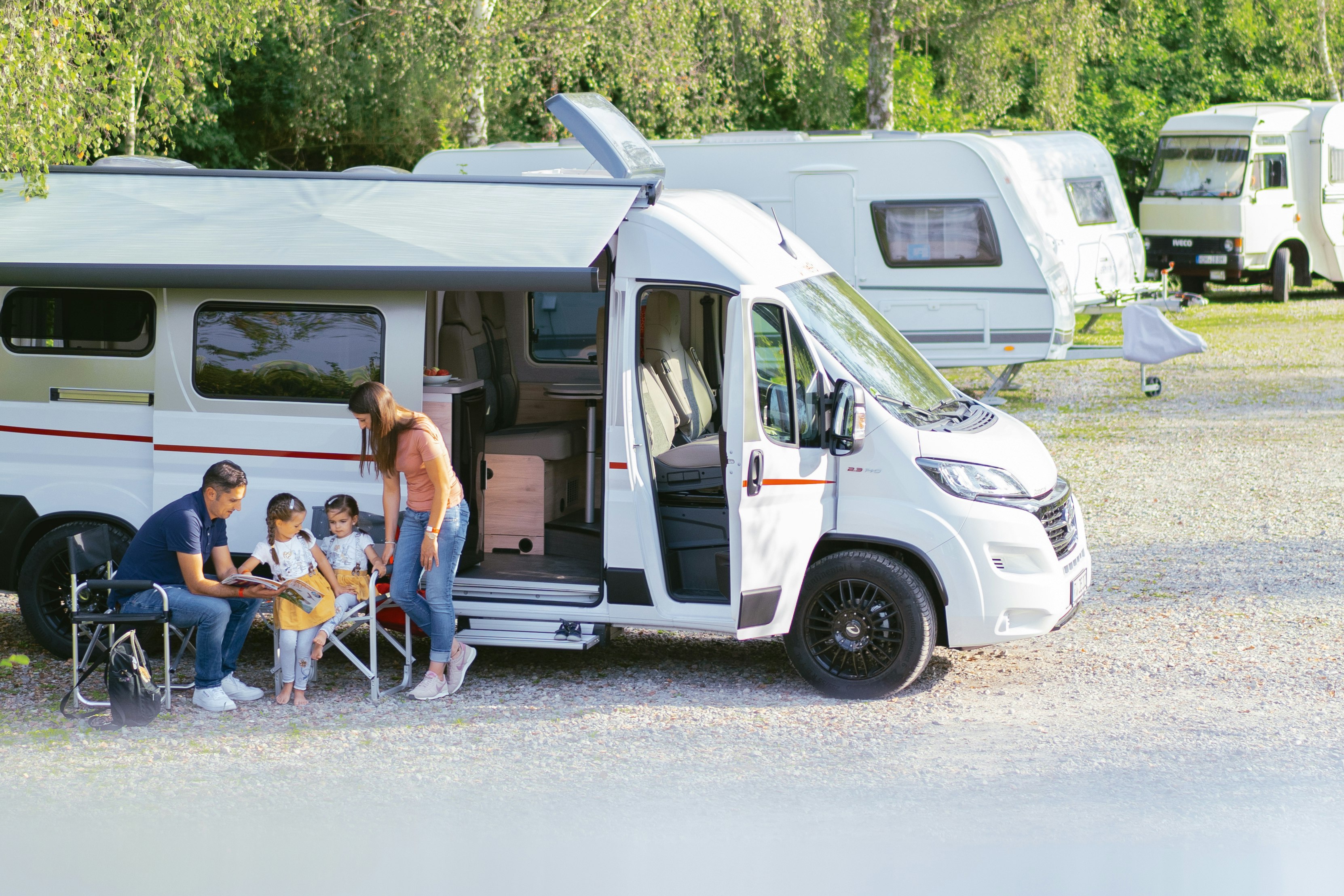 Ravensburger Spieleland Feriendorf - Standplätze auf dem Campingplatz