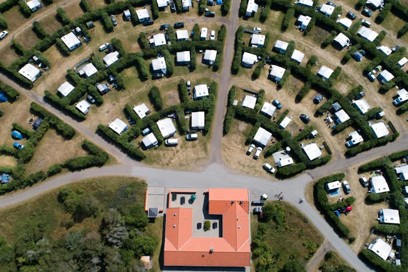 Råbjerg Mile - Campingplatz aus der Vogelperspektive