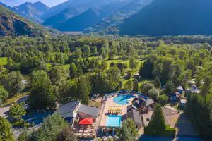 RCN-Camping Belledonne - Luftaufnahme des Campingplatzes