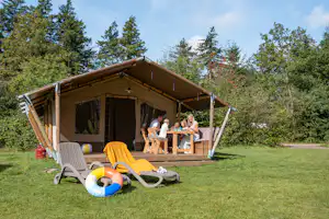 RCN Camping De Roggeberg - Glamping-Zelte auf dem Campingplatz