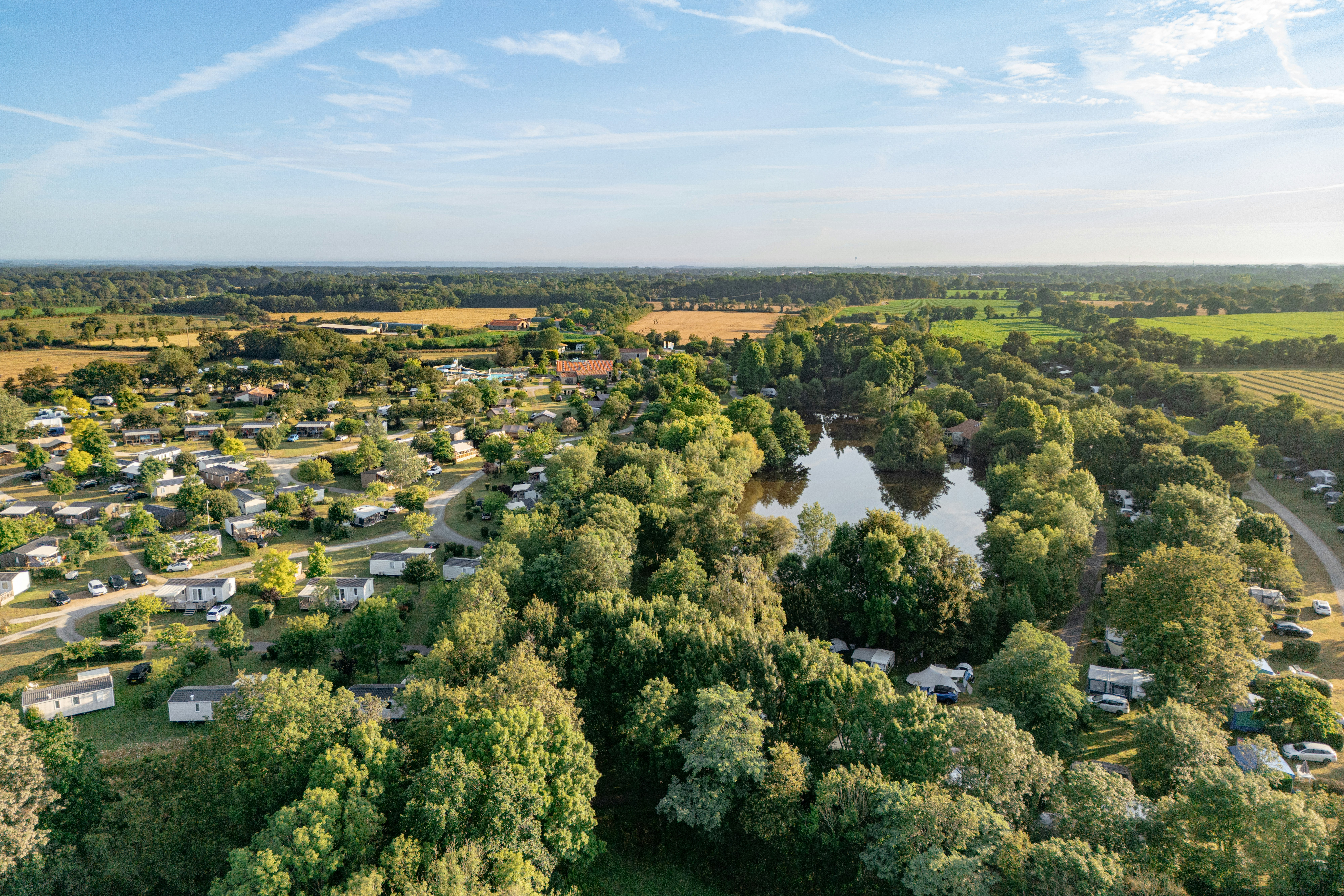 RCN Camping La Ferme du Latois  - Campingplatz aus der Vogelperspektive