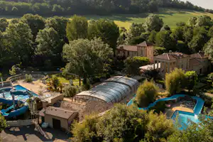 RCN-Camping Le Moulin de la Pique - Luftaufnahme des Campingplatzes