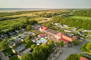 RCN Camping Toppershoedje - Luftaufnahme des Campingplatzes